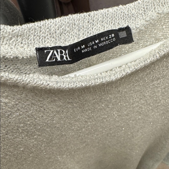 Zara Metallic Knit Dress - Picture 1 of 2